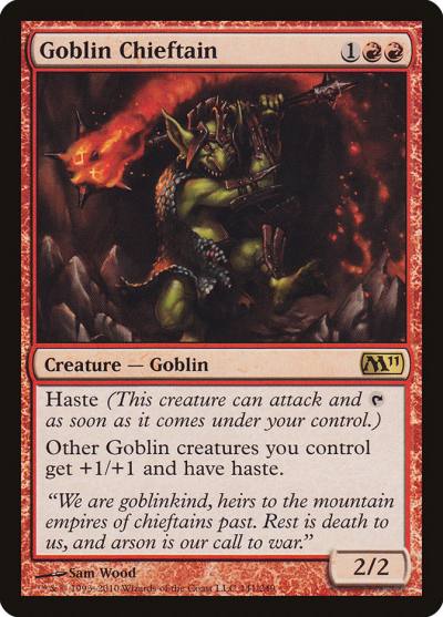 Goblin Chieftain M11-141 Magic 2011 Magic card
