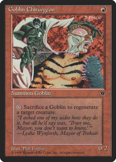 Goblin Chirurgeon FEM-54B Fallen Empires Magic card