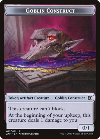 Goblin Construct TZNR-11 Zendikar Rising Tokens Magic card