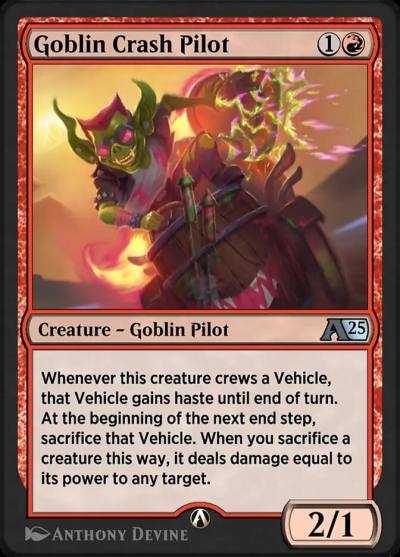 Goblin Crash Pilot YDFT-13 Alchemy: Aetherdrift Magic card