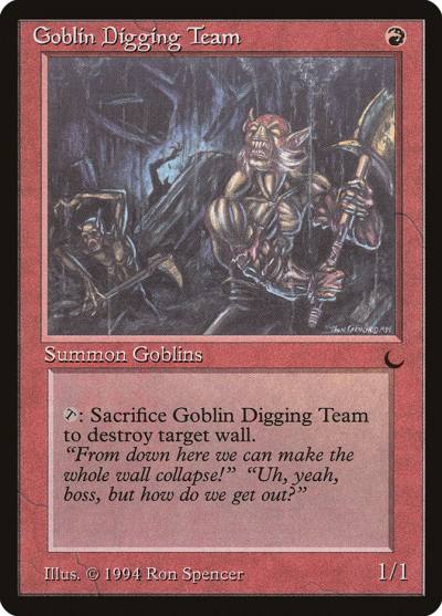 Goblin Digging Team DRK-65 The Dark Magic card