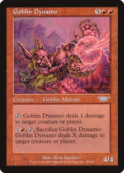 Goblin Dynamo LGN-97 Legions Magic card