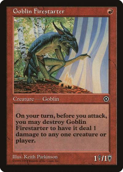 Goblin Firestarter P02-96 Portal Second Age Magic card