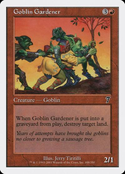 Goblin Gardener 7ED-188 Seventh Edition Magic card