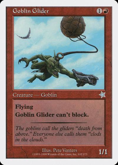 Goblin Glider S99-102 Starter 1999 Magic card