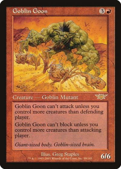 Goblin Goon LGN-99 Legions Magic card