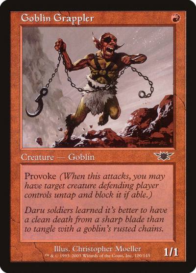 Goblin Grappler LGN-100 Legions Magic card