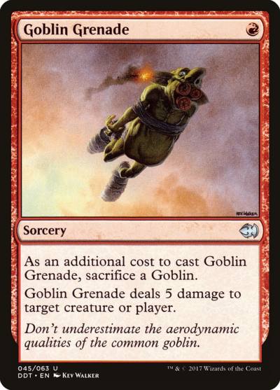 Goblin Grenade DDT-45 Duel Decks: Merfolk vs. Goblins Magic card