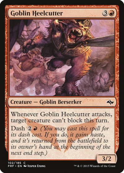 Goblin Heelcutter FRF-102 Fate Reforged Magic card