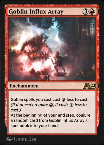 Goblin Influx Array YDMU-13 Alchemy: Dominaria Magic card