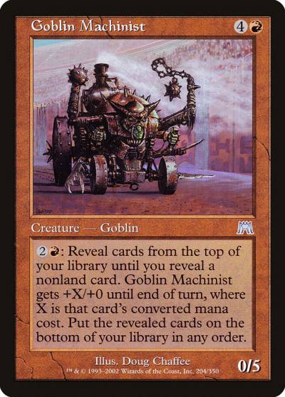 Goblin Machinist ONS-204 Onslaught Magic card