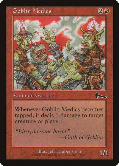Goblin Medics ULG-79 Urza's Legacy Magic card