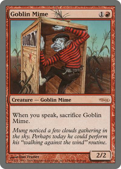 Goblin Mime PAL04-12 Arena League 2004 Magic card