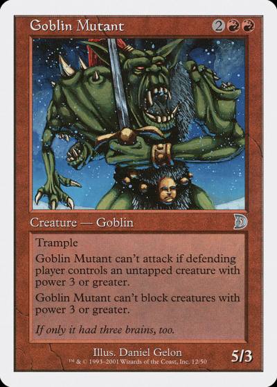 Goblin Mutant DKM-12 Deckmasters Magic card