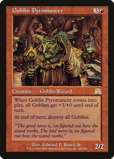 Goblin Pyromancer 206 Onslaught Magic card