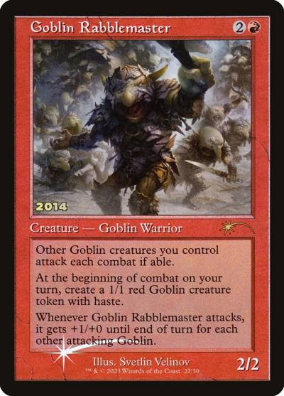 Goblin Rabblemaster P30A-22 30th Anniversary Play Promos Magic card