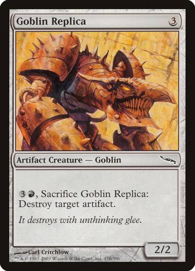 Goblin Replica MRD-178 Mirrodin Magic card