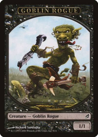 Goblin Rogue TLRW-5 Lorwyn Tokens Magic card
