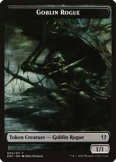 Goblin Rogue TZNC-5 Zendikar Rising Commander Tokens Magic card