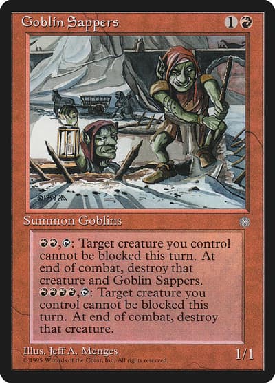 Goblin Sappers 189 Ice Age Magic card