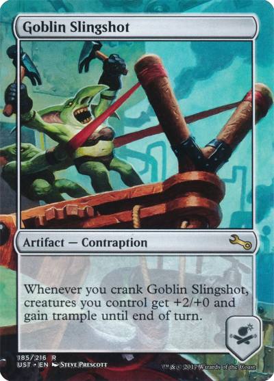 Goblin Slingshot UST-185 Unstable Magic card