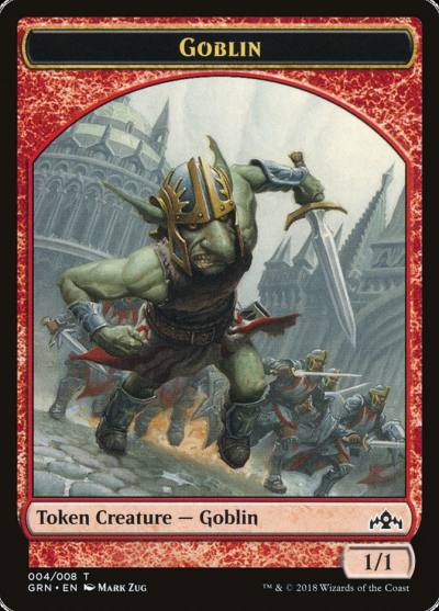 Goblin // Soldier TGK1-4 GRN Guild Kit Tokens Magic card