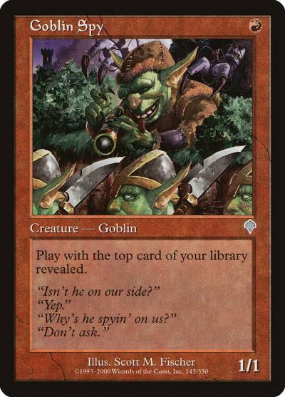Goblin Spy 145 Invasion Magic card