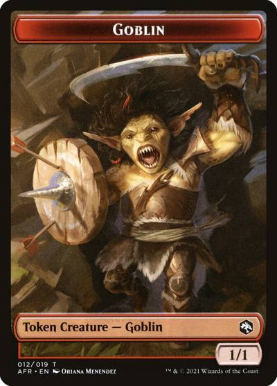 Goblin TAFR-12 Adventures in the Forgotten Realms Tokens Magic card