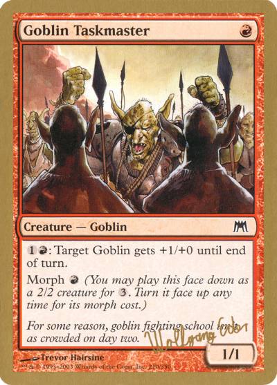 Goblin Taskmaster WC03-WE210 World Championship Decks 2003 Magic card