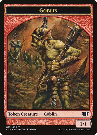 Goblin TC14-17 Commander 2014 Tokens Magic card