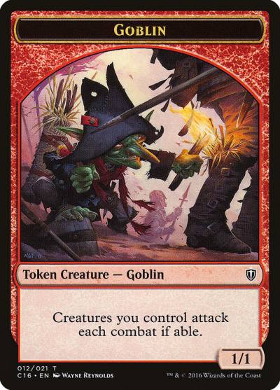 Goblin TC16-12 Commander 2016 Tokens Magic card
