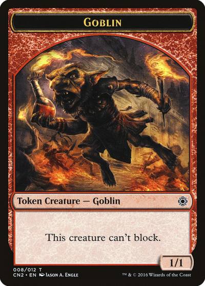 Goblin TCN2-8 Conspiracy: Take the Crown Tokens Magic card