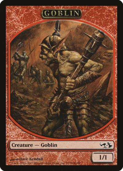 Goblin TDD1-T3 Duel Decks: Elves vs. Goblins Tokens Magic card