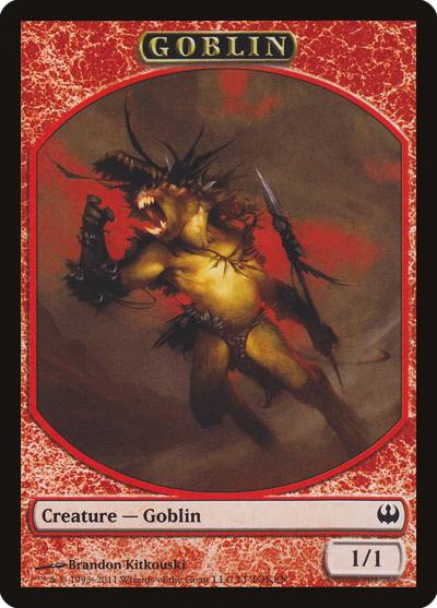Goblin TDDG-1 Duel Decks: Knights vs. Dragons Tokens Magic card
