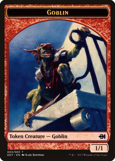 Goblin TDDT-3 Duel Decks: Merfolk vs. Goblins Tokens Magic card
