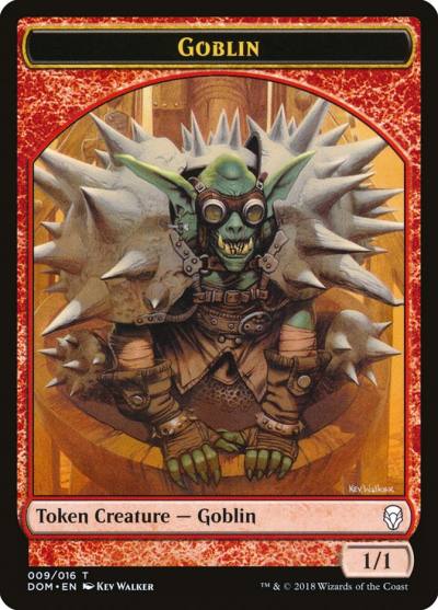 Goblin TDOM-9 Dominaria Tokens Magic card