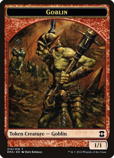 Goblin TEMA-10 Eternal Masters Tokens Magic card