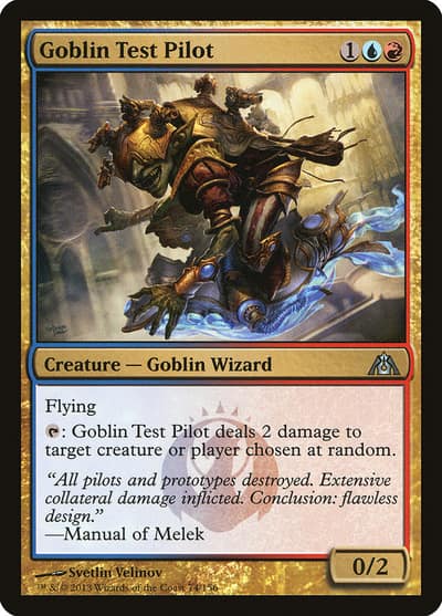 Goblin Test Pilot 74 Dragon's Maze Magic card
