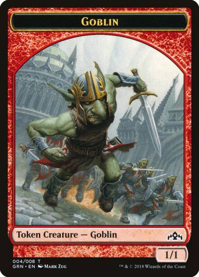 Goblin TGRN-4 Guilds of Ravnica Tokens Magic card