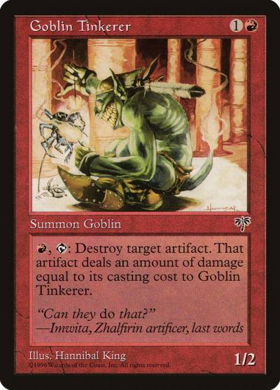 Goblin Tinkerer MIR-180 Mirage Magic card