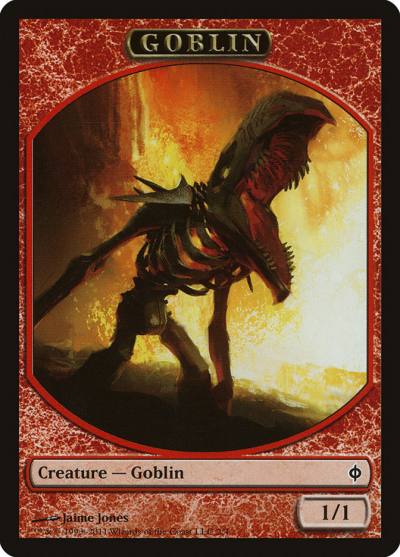 Goblin TNPH-2 New Phyrexia Tokens Magic card