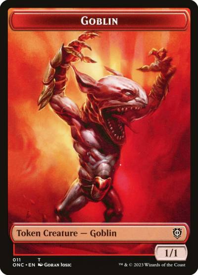 Goblin TONC-11 Phyrexia: All Will Be One Commander Tokens Magic card