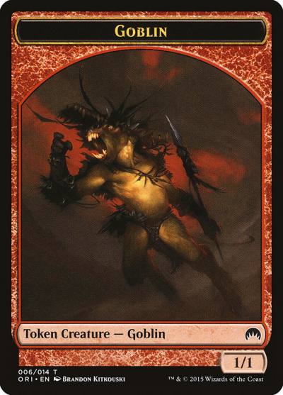 Goblin TORI-6 Magic Origins Tokens Magic card