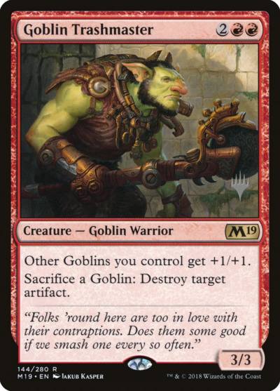 Goblin Trashmaster PM19-144P Core Set 2019 Promos Magic card