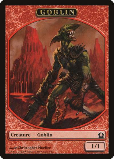 Goblin TRTR-6 Return to Ravnica Tokens Magic card