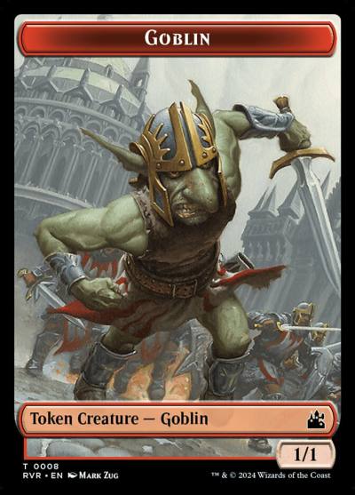 Goblin TRVR-8 Ravnica Remastered Tokens Magic card