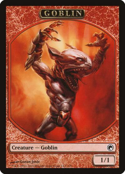 Goblin TSOM-3 Scars of Mirrodin Tokens Magic card
