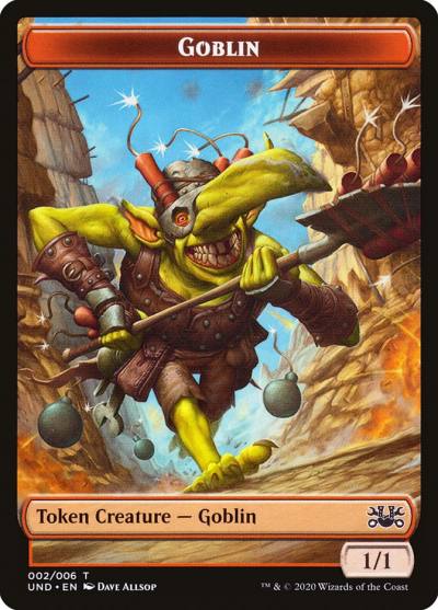 Goblin TUND-2 Unsanctioned Tokens Magic card