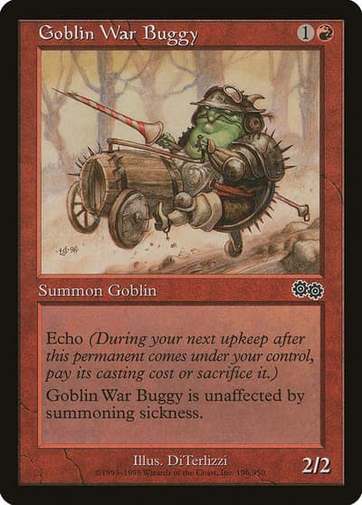 Goblin War Buggy 196 Urza's Saga Magic card