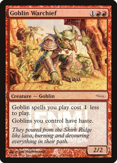 Goblin Warchief F06-5 Friday Night Magic 2006 Magic card
